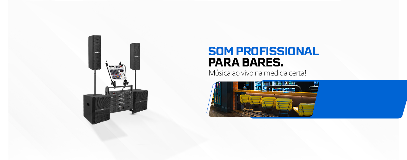Imagem capa artigo sobre som profissionais para bares.