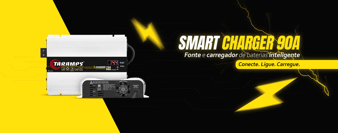Imagem banner do artigo sobre a Smart Charger 90A.