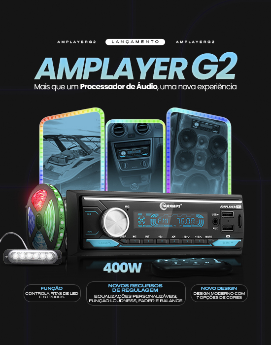 Imagem banner do Processador Amplayer G2.