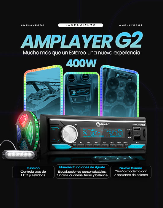 Imagem banner Amplayer G2.